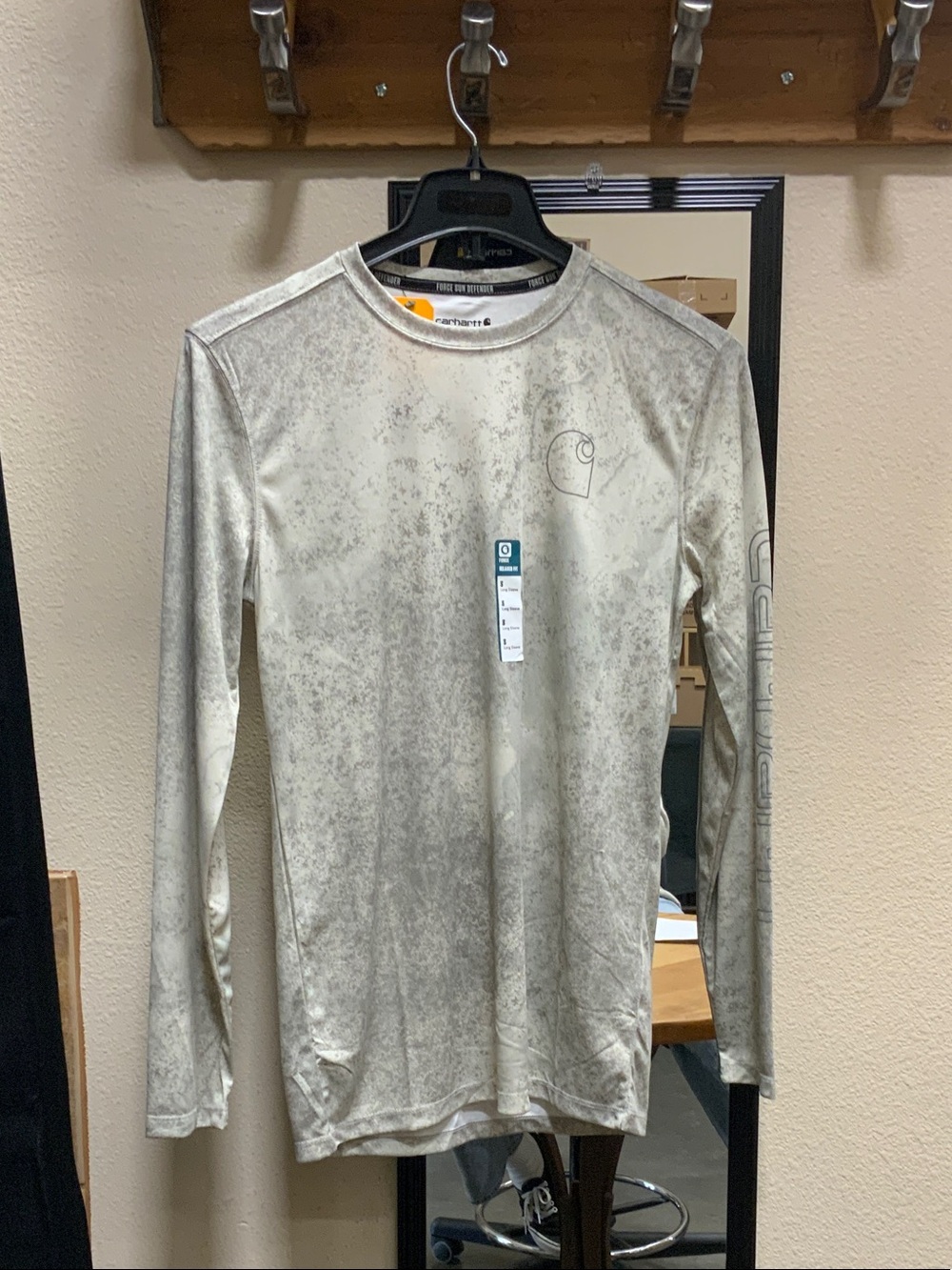 Carhartt Long Sleeve Force Sun Defender in Light Gray